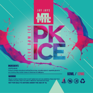Jay Jay's PK ICE – Blue Gum Ice MTL - 12mg 60ml