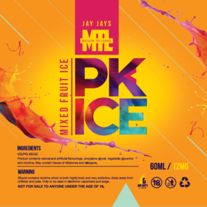 Jay Jay's PK ICE – Mixed Fruit ice MTL - 12mg 60ml