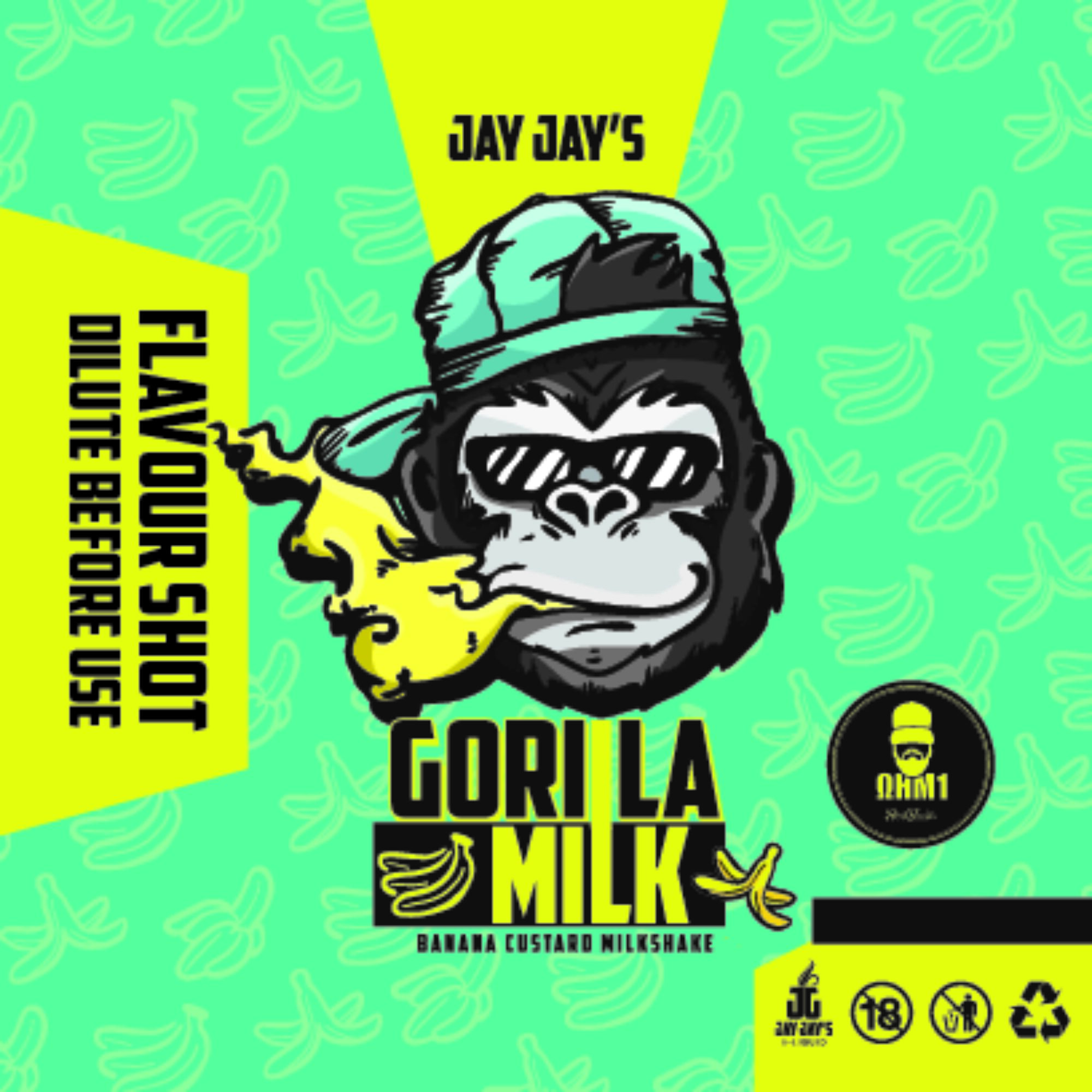 JJ_Gorilla Milk_Flavour Shot_60ml