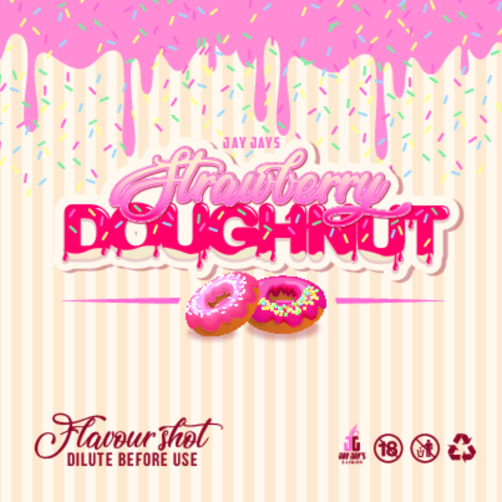 JJ_Strawberry Doughnut_Flavour Shot_60ml