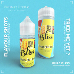PURE Bliss - 120ml Longfill - VG/Flavour shot combo