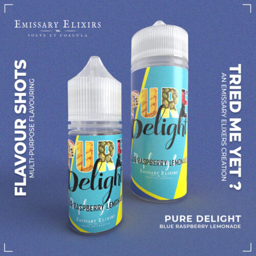 PURE Delight - 120ml Longfill - VG/Flavour shot combo