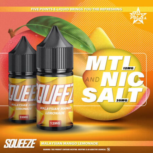 Squeeze – Tropical Mango Lemonade NicSalts - 35mg 30ml