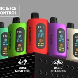 BLVK 40k disposable - 50mg - Nic and ICE control