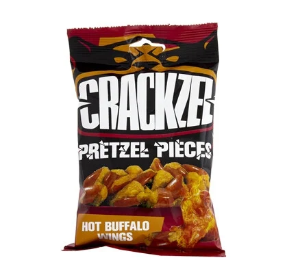 Crackzel Pretzel Pieces – Hot Buffalo Wings 85g