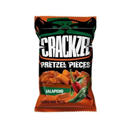 Crackzel Pretzel Pieces – Jalapeño 85g