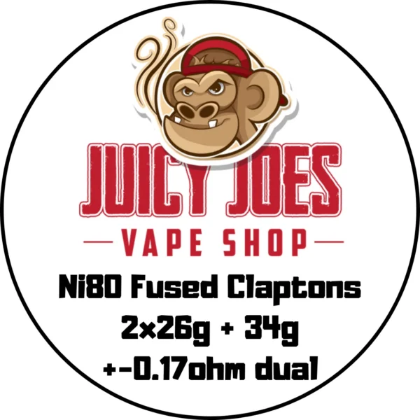 Ni80 (Nichrome) - Joes Fused Claptons