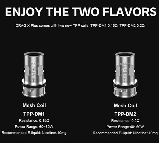 Voopoo TPP coil for Drag 3 / TPP tank