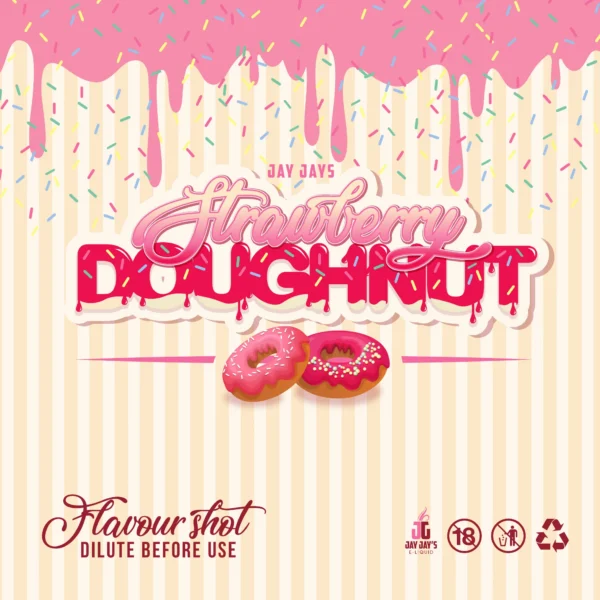 JJ_Strawberry Doughnut_Flavour Shot_60ml