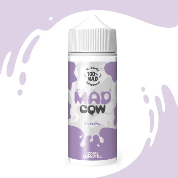 MADCOW Blueberry Milkshake - 120ml Longfill