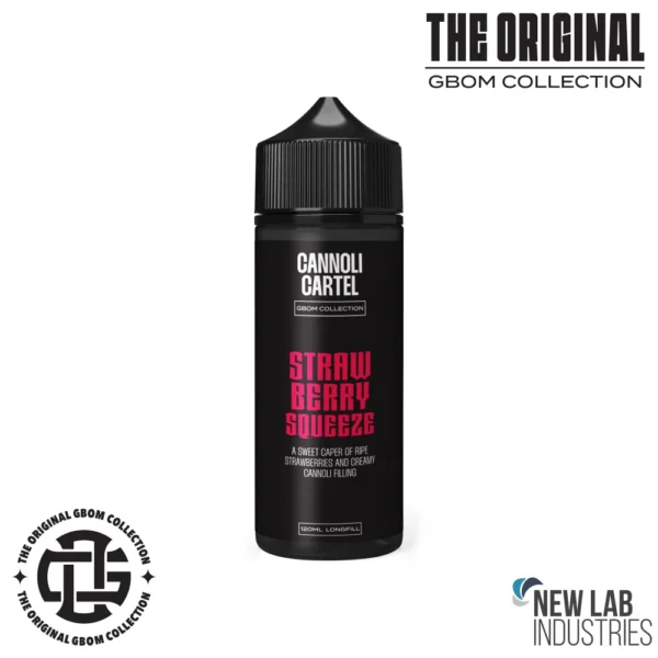 Cannoli Cartel - 120ml Longfill Aroma - Strawberry Squeeze