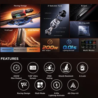 Geekvape Aegis Legend 5 feature overview