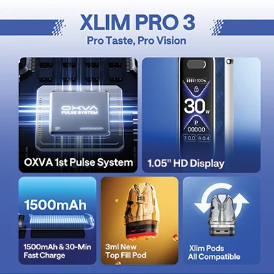 OXVA Xlim Pro 3 feature overview