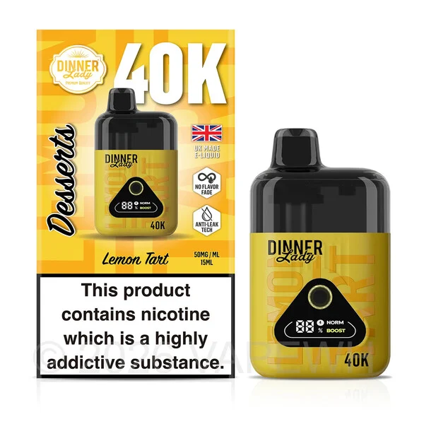 Dinner Lady 40k disposable - 50mg